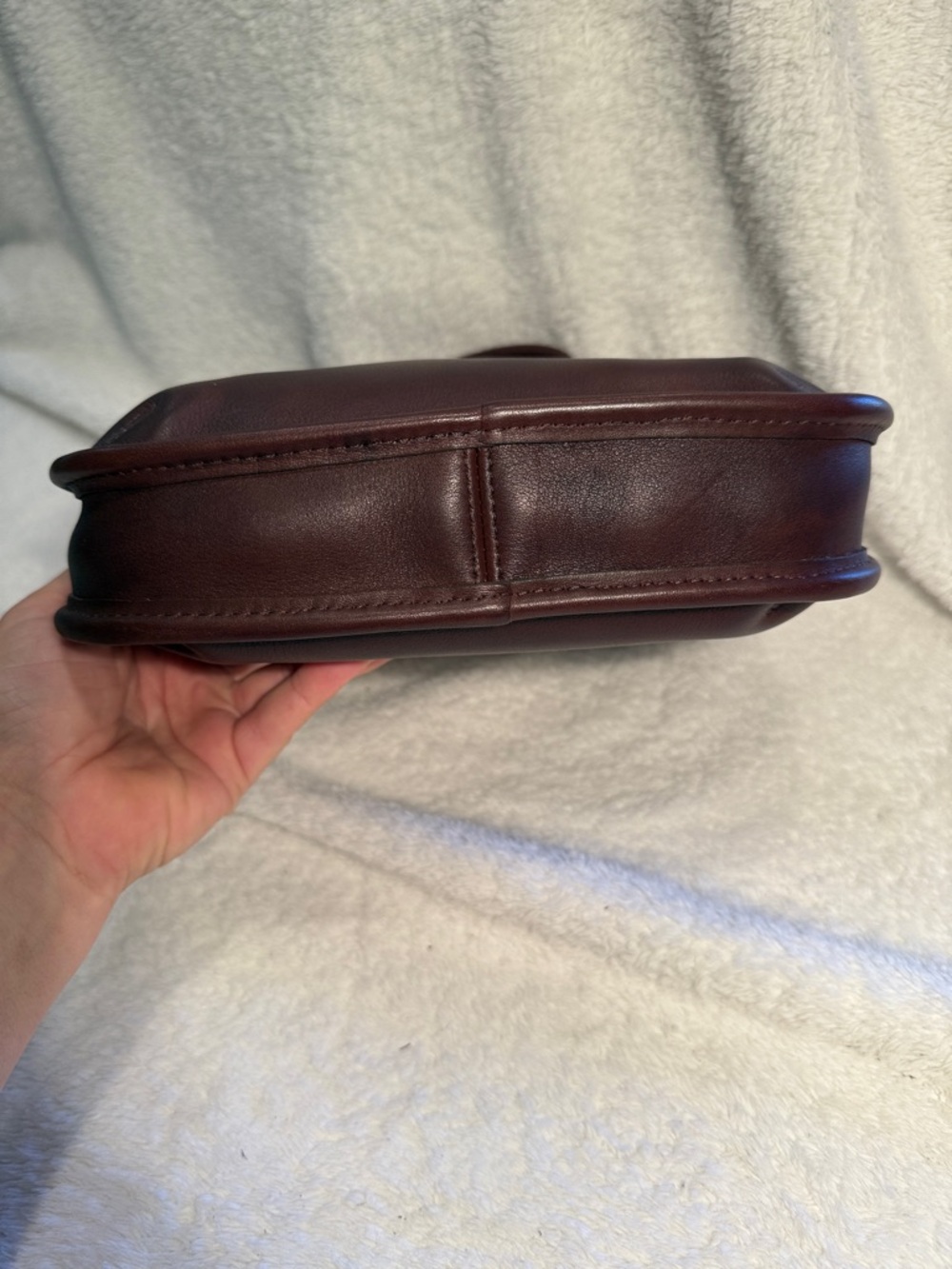 Vintage Coach Ergo Hobo 9020 Deep Burgundy Leather Shoulder made in USA - Picture 6 of 10